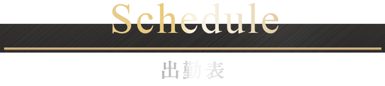 スケジュール