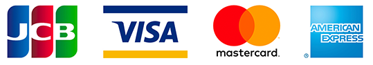 JCB,VISA,mastercard,amex